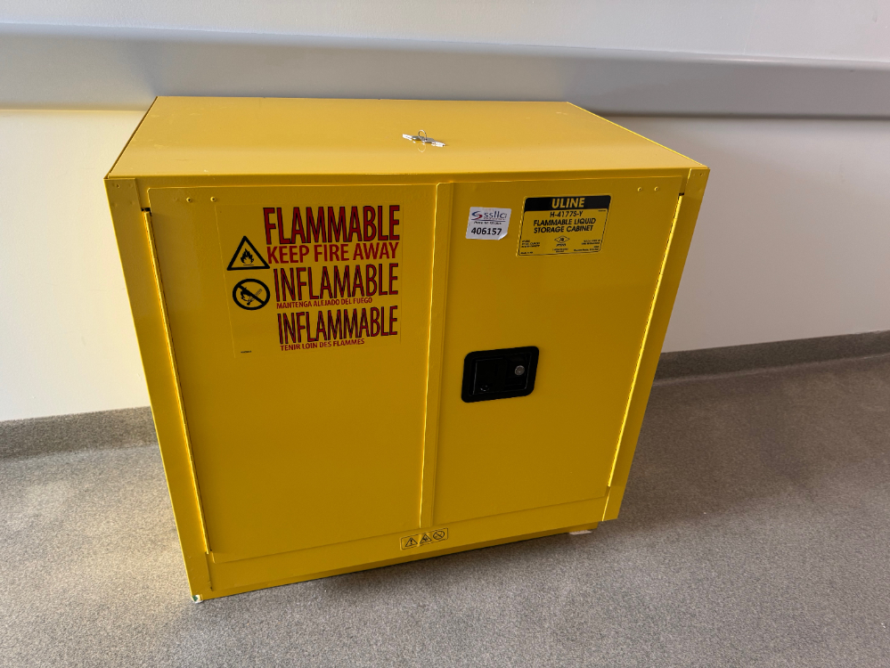 Image of ULINE 22 Gallon Flammable Liquid Storage Cabinet